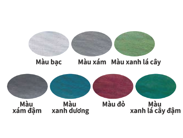 Có thể hoàn thiện với nhiều màu sắc